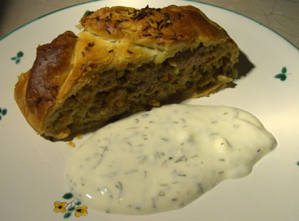 fleischstrudel nach vicky